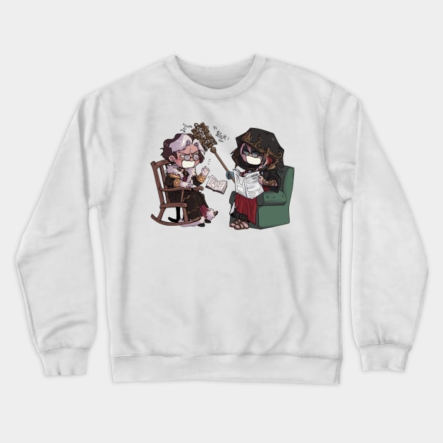 Peepaw Tia vs Elder Selch Crewneck Sweatshirt by rbillustration